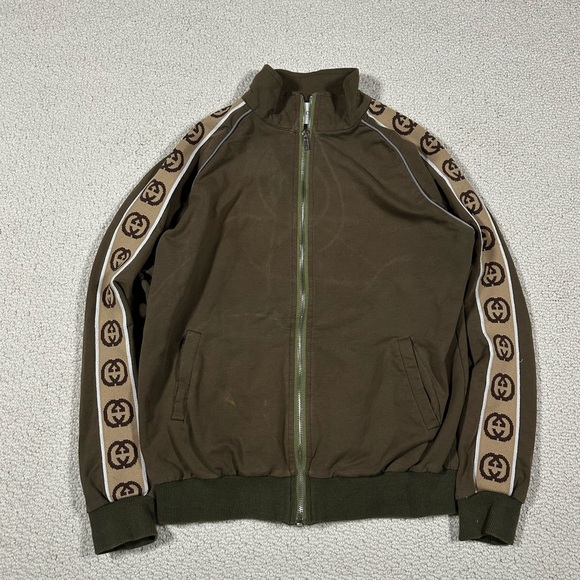Gucci Monogram Zip-Up Jacket - Picture 1 of 8